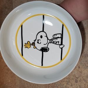 Snoopy Woodstock dinner bowl NWT